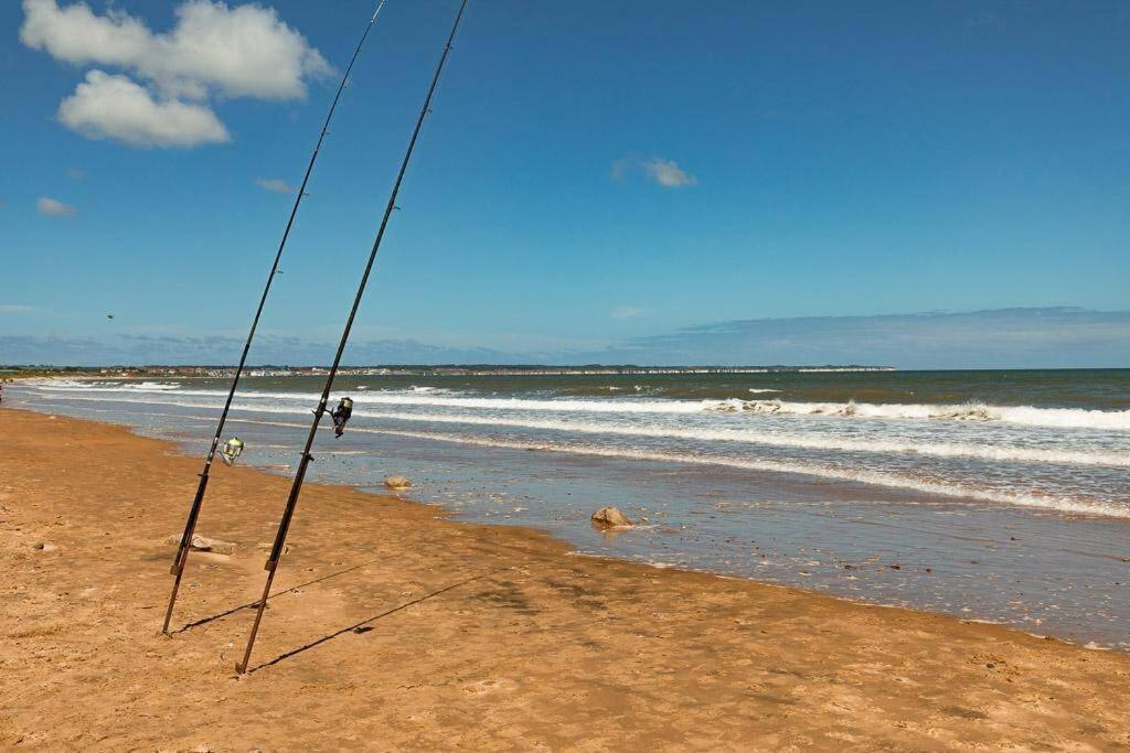 Beachfront Apartment - Ground Floor Apartment With Sea Views, Next To The Beach, Bridlington, North Yorkshire Bessingby المظهر الخارجي الصورة